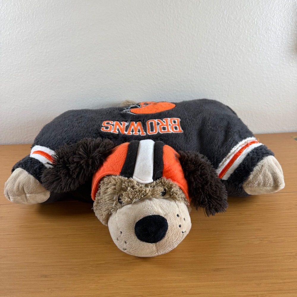 Pillow Pets NFL Cleveland Browns Plush Dog Pillow Original Mascot Stuffed Animal